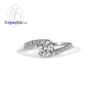 แหวนเพชร แหวนแพลทินัม แหวนหมั้นเพชร แหวนแต่งงาน -R1286DPT